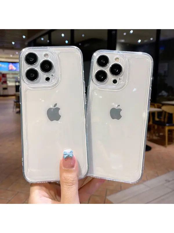 Прозрачный противоударный чехол-накладка TPU для iPhone