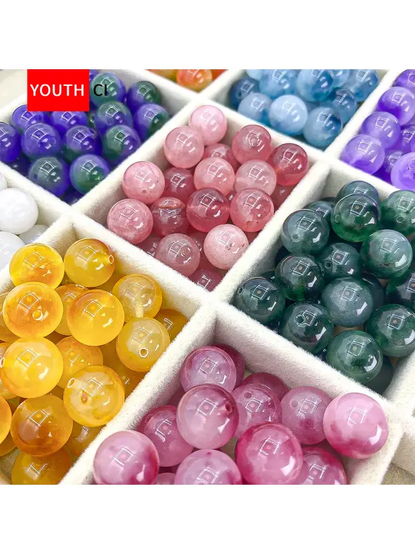 Бусины из природного камня, круглые, 12–16 мм, для DIY